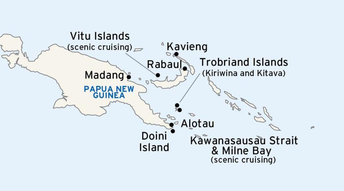แผนที่ของ alotau ปาปัวนิวกินี