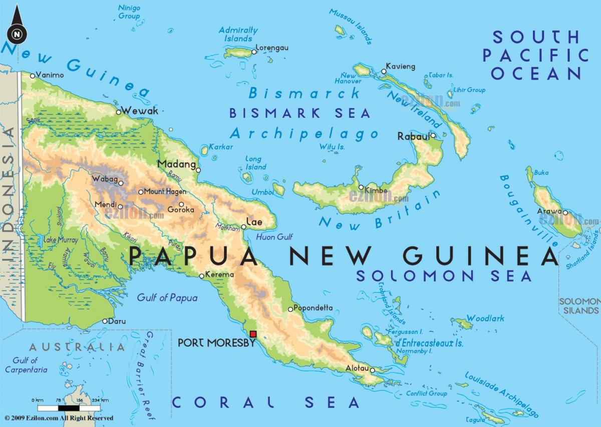 แผนที่ของ world. kgm ปาปัวนิวกินี